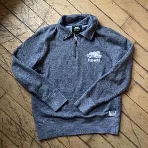 Roots quarter zip sweater